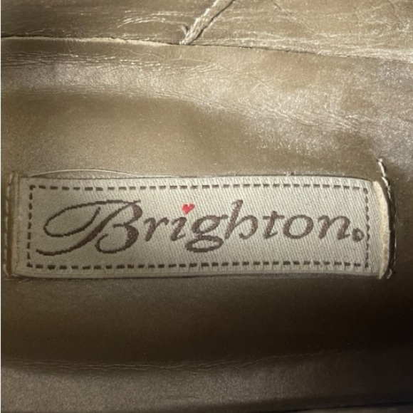 Brighton Women’s Eden Metallic Leather Lace Oxfords Size-8.5m Made in Brazil - Picture 8 of 10